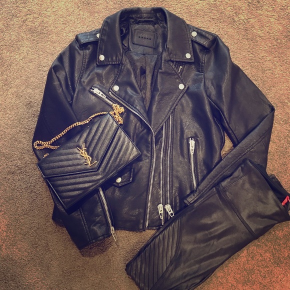 BlankNYC leather moto jacket!!